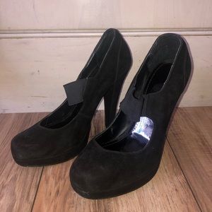 Black Suede Heels